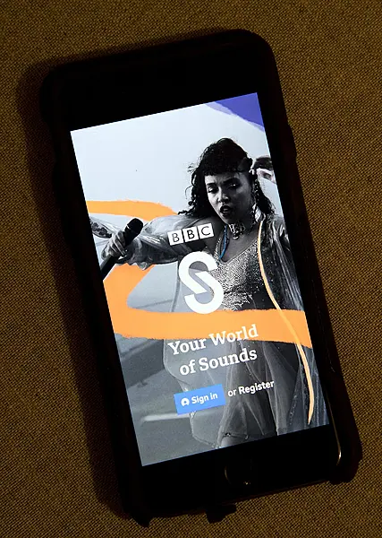 The BBC Sounds app (Ian West/PA)