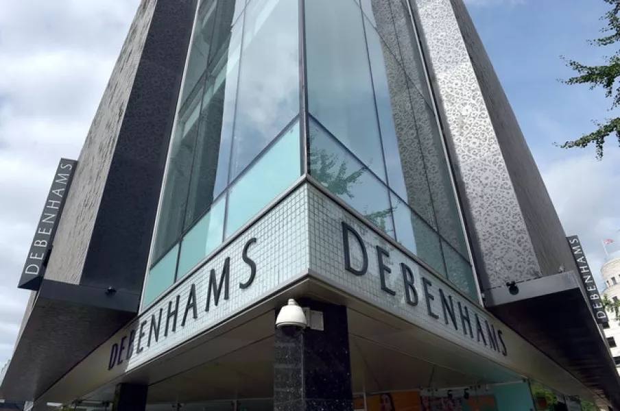 Debenhams fell into administration in April in a bid to protect itself from creditors (Nick Ansell/PA)