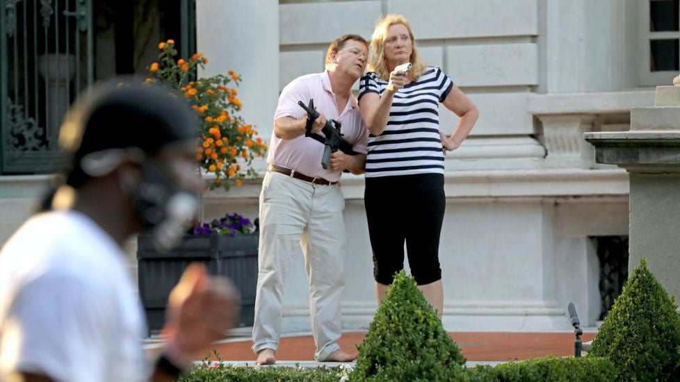 White House Condemns Charges Against Couple Who Displayed Guns During Protest