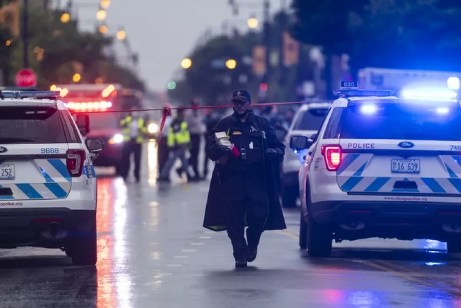 No arrests have yet been made (Tyler LaRiviere/Chicago Sun-Times via AP)