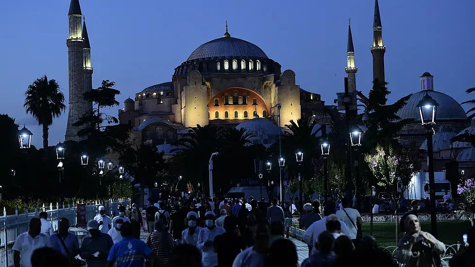 Istanbul’s Hagia Sophia Opens As A Mosque For Muslim Prayers