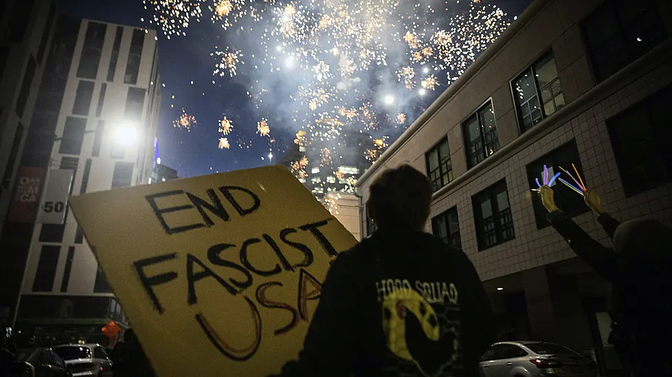 Courthouse Set On Fire During Protest In California