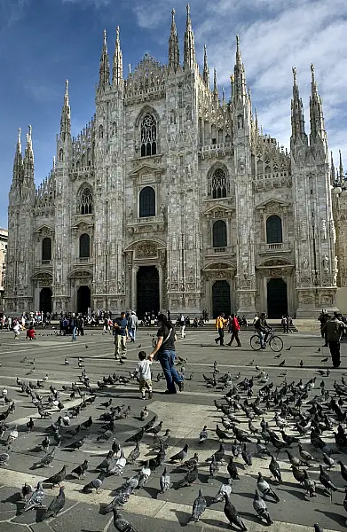 Milan’s cathedral, the Duomo, will stage the Requiem (Anthony Devlin/AP)