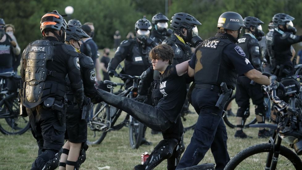 Police And Protesters Clash Across The Us Over Violent Weekend