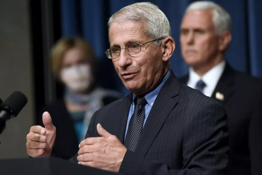Dr Anthony Fauci continues to be contradicted by Donald Trump (AP Photo/Susan Walsh, File)