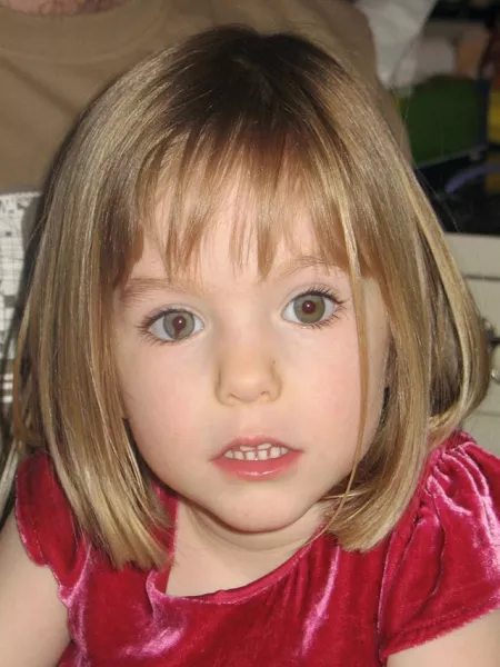 Madeleine McCann was three when she went missing in 2007(PA)