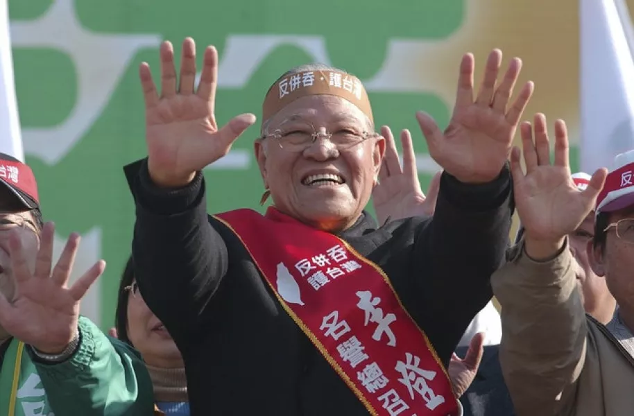 Lee Teng-hui oversaw Taiwan’s transition to full democracy (AP/Wally Santana, File)