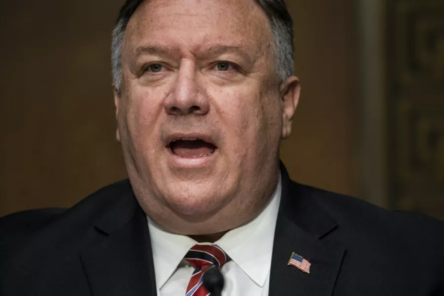 Secretary of State Mike Pompeo says TikTok and other Chinese software vehicles raise concerns about facial recognition and other forms of data retrieval (Jim Lo Scalzo/Pool/AP)
