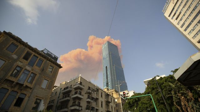Footage Captures Moment Huge Blast Rocked Beirut Injuring More Than 2,500