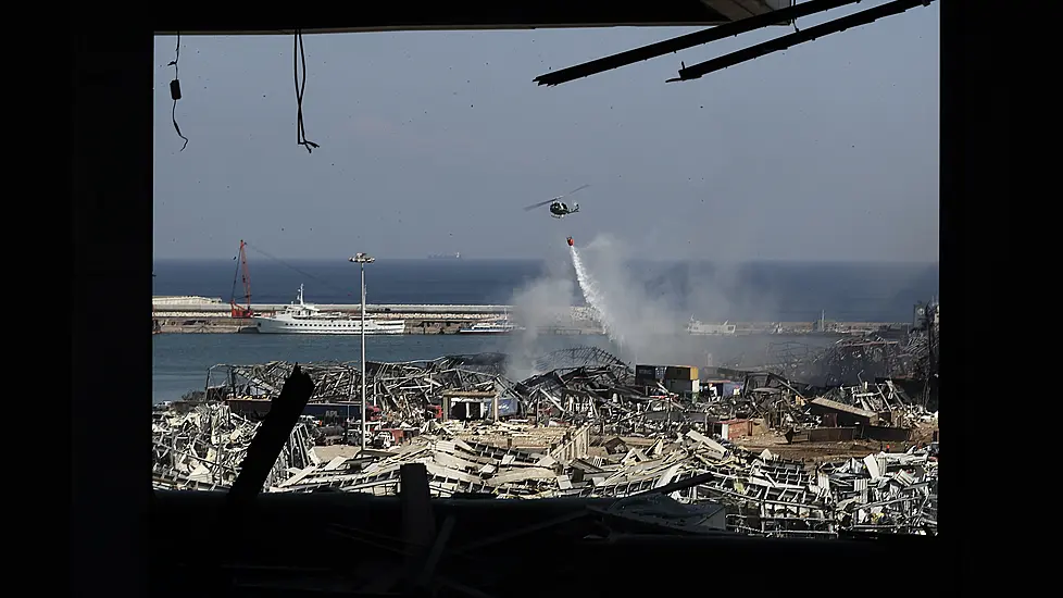 In Pictures: Beirut Left Strewn With Damage After Sea Port Blast