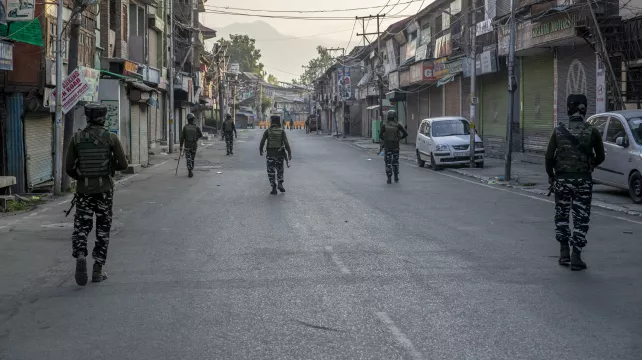 Security Tight In Indian-Controlled Kashmir A Year After Revocation Of Autonomy