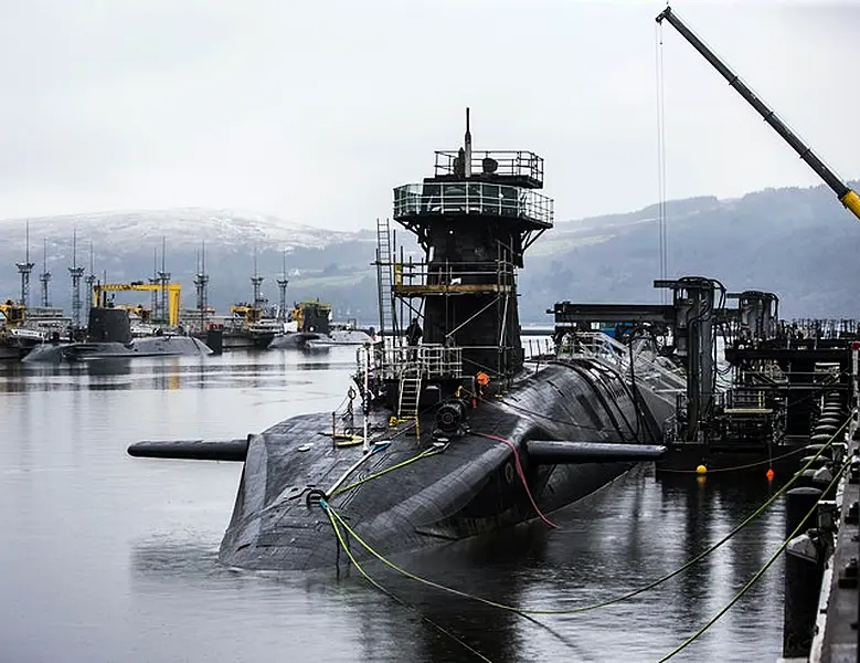 HMS Vigilant, one of the UK’s four nuclear warhead-carrying submarines (Danny Lawson/PA)