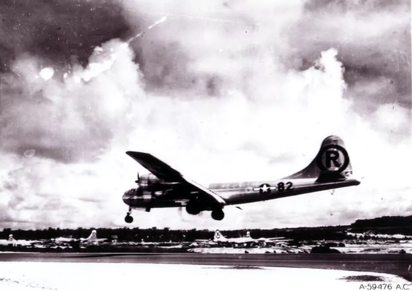 The Boeing B-29 Superfortress Enola Gay carried out the attack (US Air Force/PA)