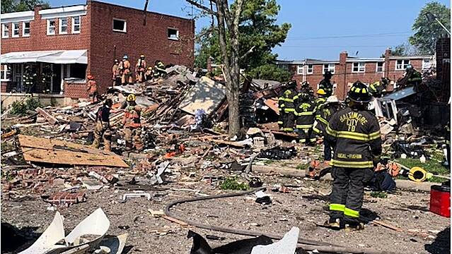 One Person Killed And Several Injured After Major Gas Explosion In Baltimore