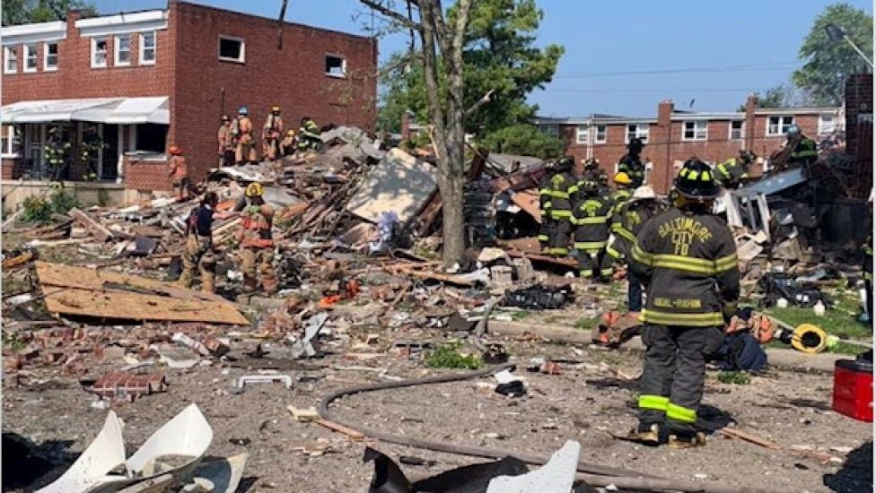 One Person Killed And Several Injured After Major Gas Explosion In Baltimore