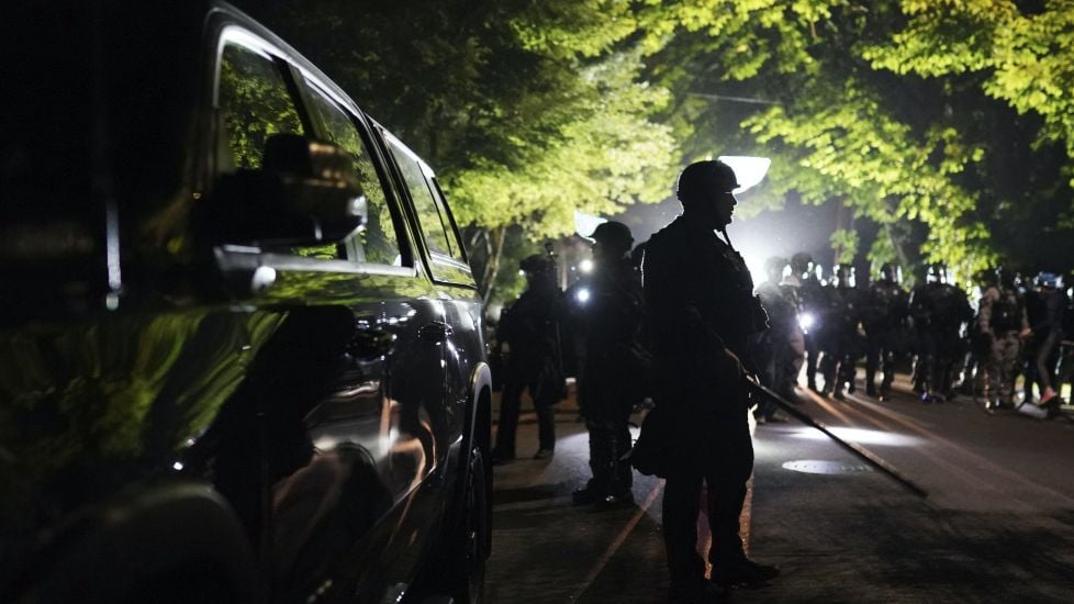 Protesters March To Police Union Building Amid Nightly Disruption In Portland