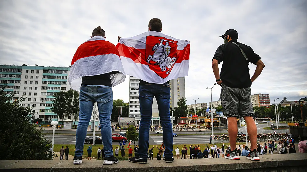 Thousands Form ‘Lines Of Solidarity’ In Belarus