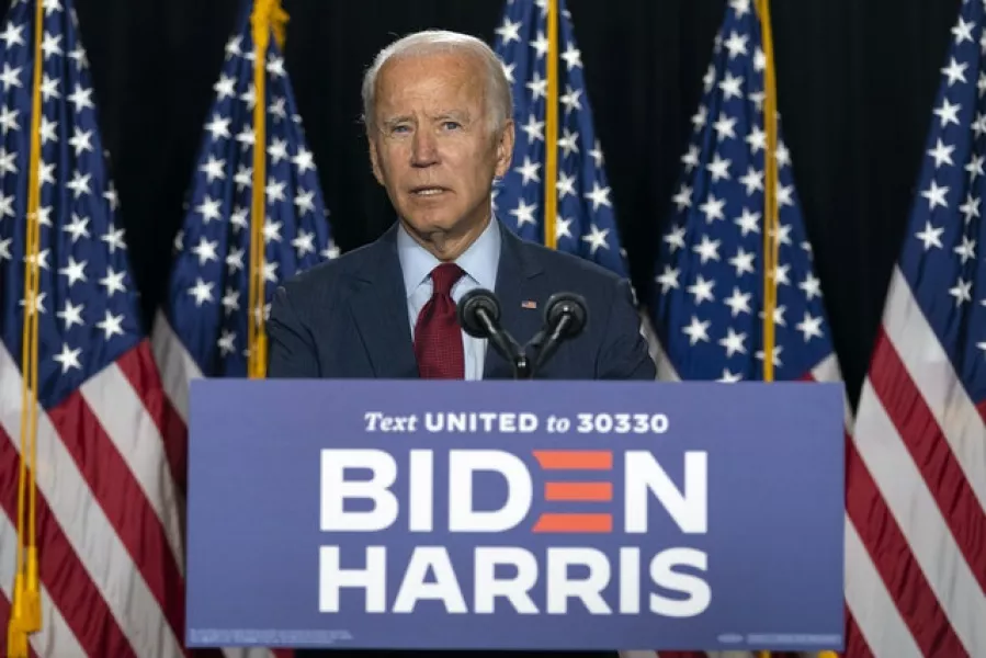 The pandemic has largely confined Joe Biden to his home town of Wilmington, Delaware, where he will accept the nomination rather than in Milwaukee (Carolyn Kaster/AP)