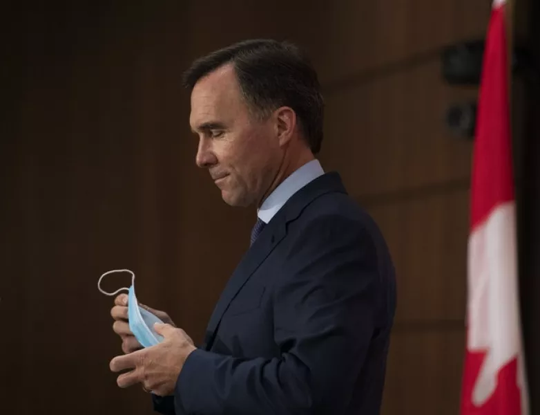 Bill Morneau, like Justin Trudeau, has been embroiled in a controversy involving a charity (Justin Tang/The Canadian Press/AP)