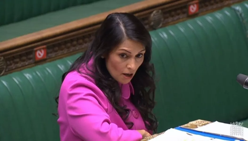 Home Secretary Priti Patel (House of Commons/PA)