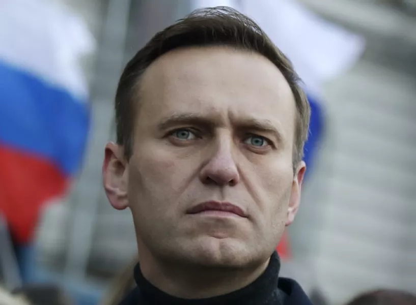 Mr Navalny is said to be in a grave condition (AP)