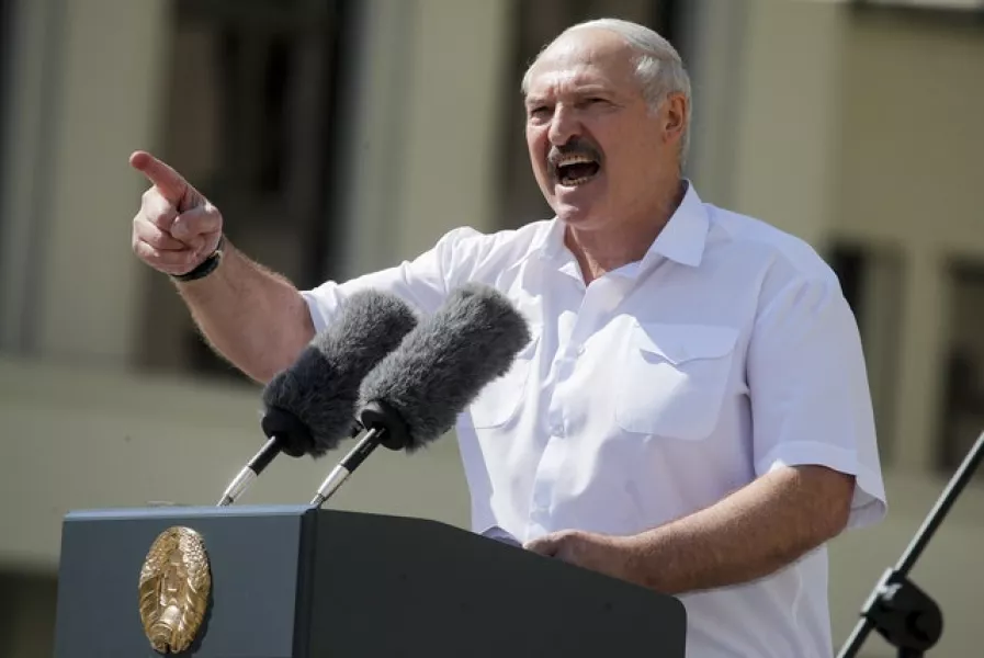 Belarusian President Alexander Lukashenko (Dmitri Lovetsky/AP)