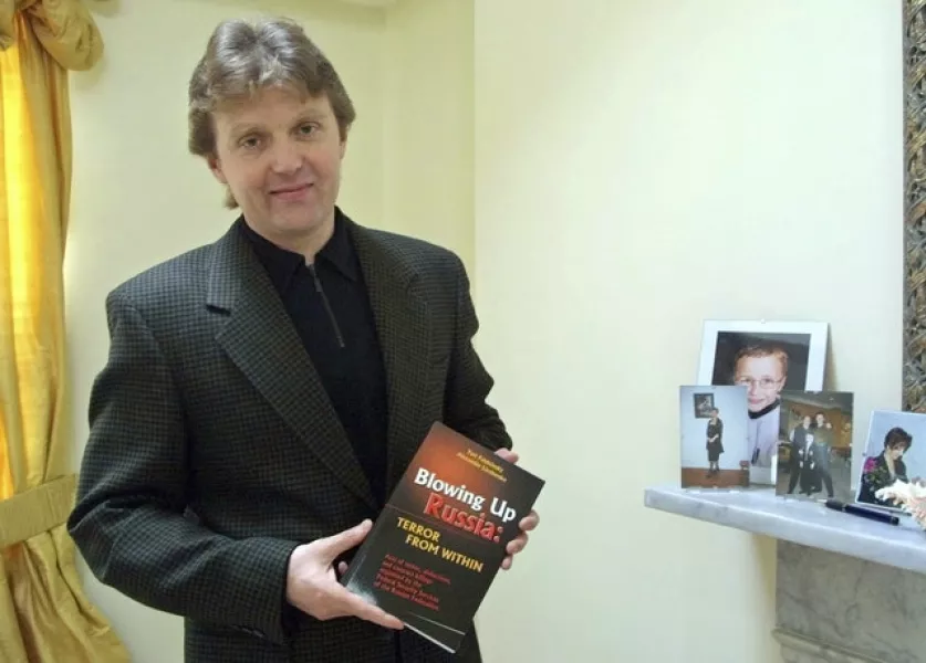 Alexander Litvinenko in 2002 (Alistair Fuller/AP)