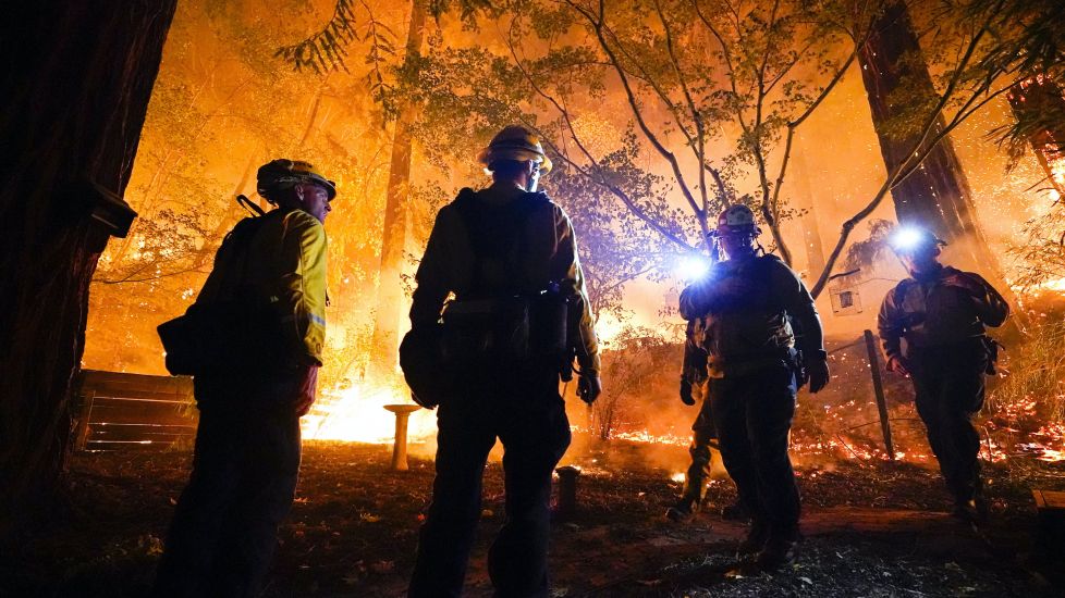 Firefighters Make Slow Progress With California Blazes