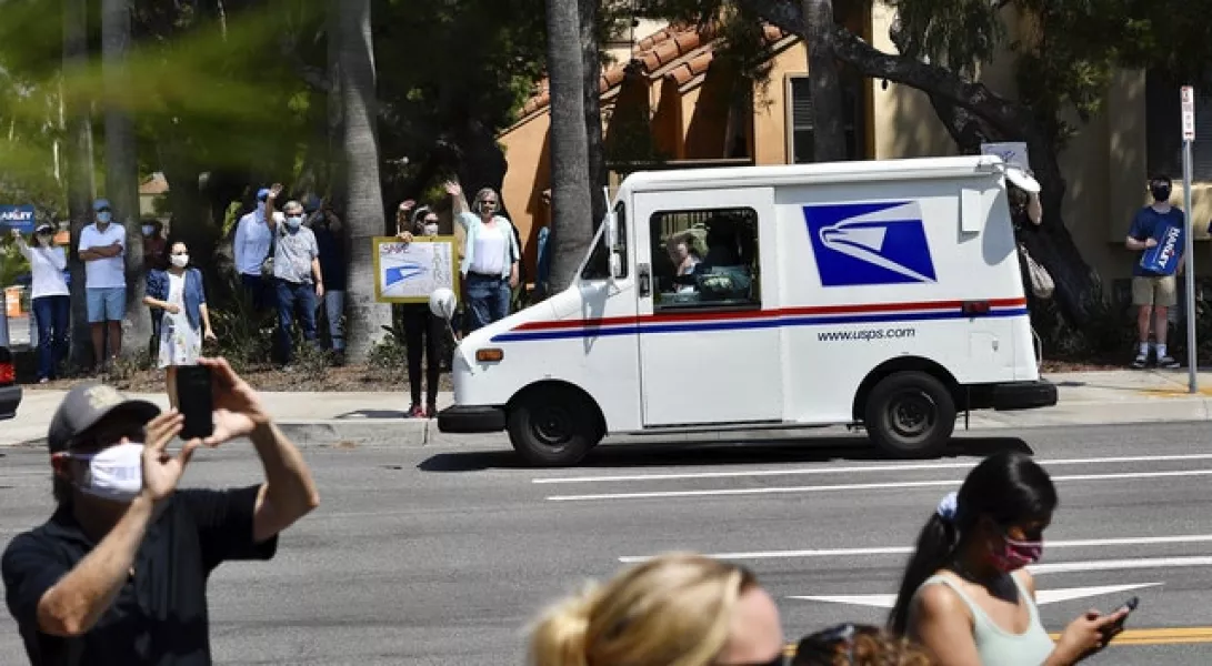 Concerns about the delivery of postal ballots have marred the build-up to the election (Jeff Gritchen/The Orange County Register/AP)