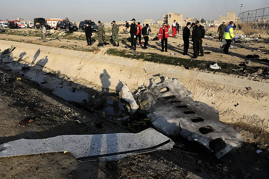 A total of 176 people died in the crash (Ebrahim Noroozi/AP/PA)