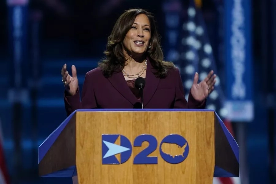 Kamala Harris is the first black woman to join a major-party presidential ticket (Carolyn Kaster/AP)