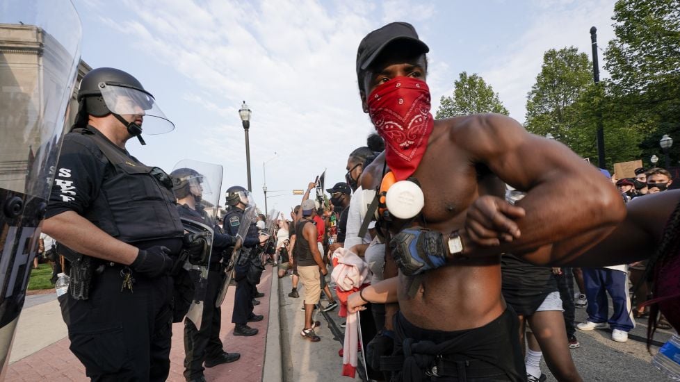 Police And Protesters Clash In Kenosha, Wisconsin For Second Night