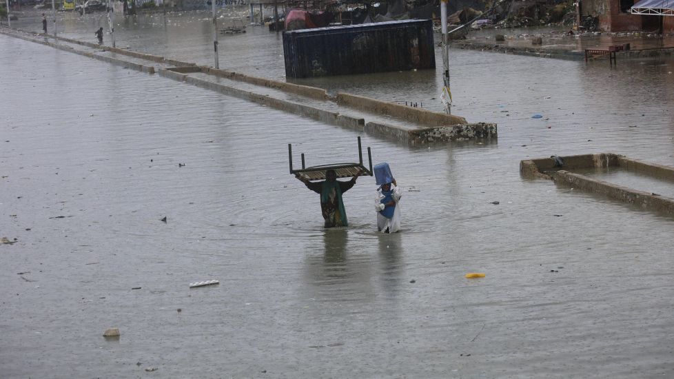 Army Helicopters To Pluck People From Flooded City In Pakistan
