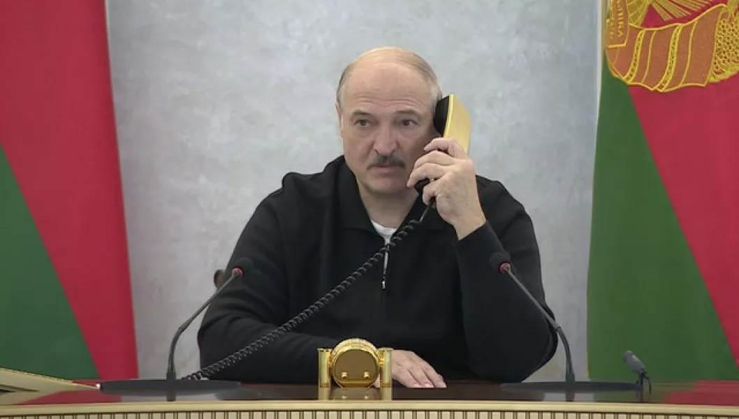 Protesters claim the poll which saw President Alexander Lukashenko re-elected for a sixth term was rigged (AP)