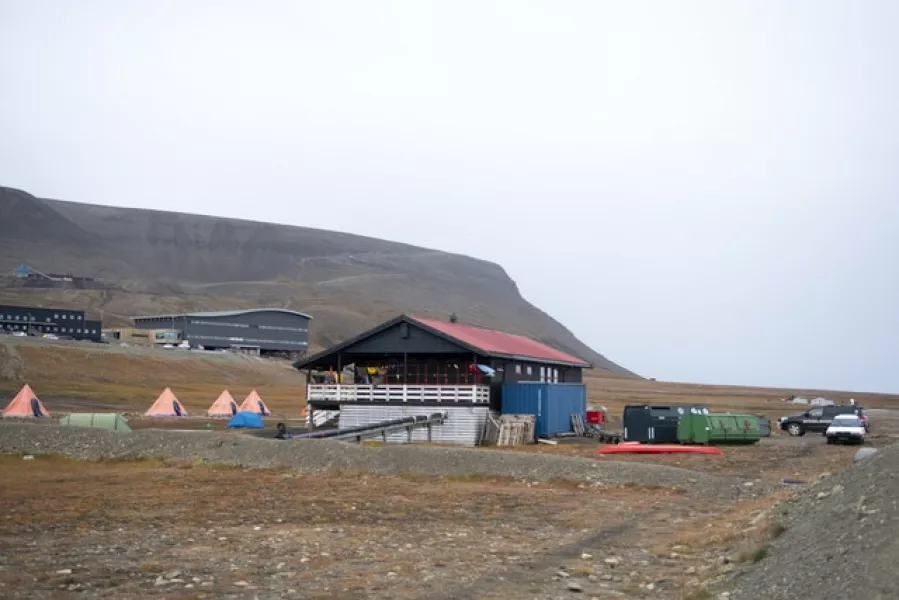 The Longyearbyen camp site where the polar attacked (Line Nagell Ylvisaker / NTB scanpix via AP)