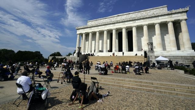 March On Washington Commemorations Attended By Thousands