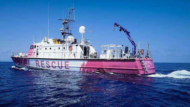 Banksy-Funded Migrant Rescue Boat Sends Emergency Call For Help