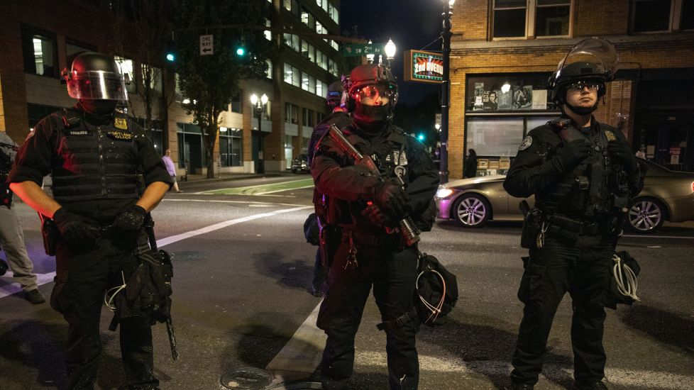 Donald Trump And Democrats Clash Over Portland Violence