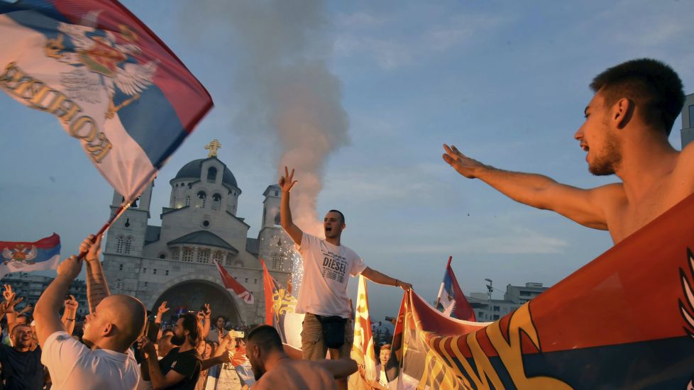 Thousands Rally In Montenegro Claiming Victory For Pro-Russian Parties