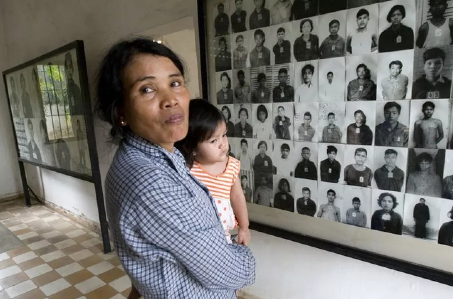 Duch was in charge of the notorious prison S-21, which has become the Tuol Sleng genocide museum in Phnom Penh (Heng Sinith/AP)