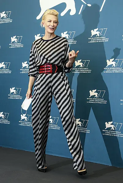 Cate Blanchett at the jury photo call during the 77th edition of the Venice Film Festival (Joel C Ryan/Invision/AP)