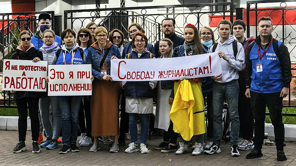 Belarusian Journalists Face Charges For Covering Protests