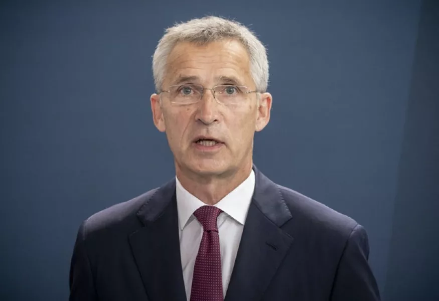 Nato secretary general Jens Stoltenberg (Michael Kappeler/Pool via AP)