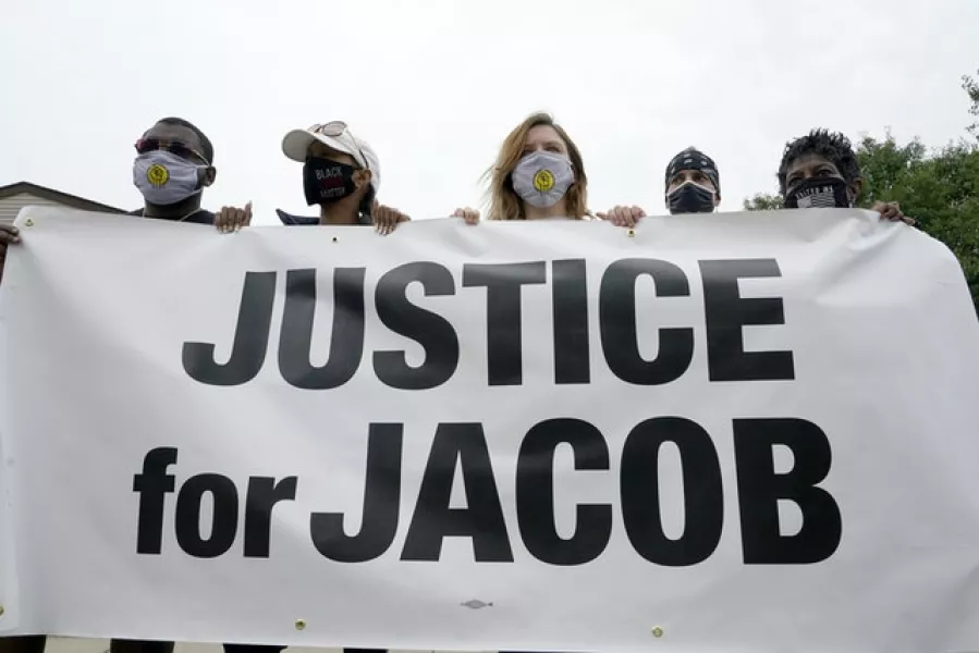 Jacob Blake was shot by a white police officer (AP/Morry Gash)