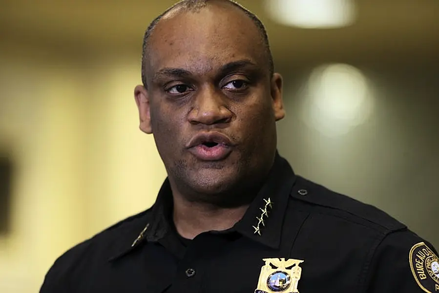 Portland Police Chief Chuck Lovell calls for an end to violence (Sean Meagher/AP)