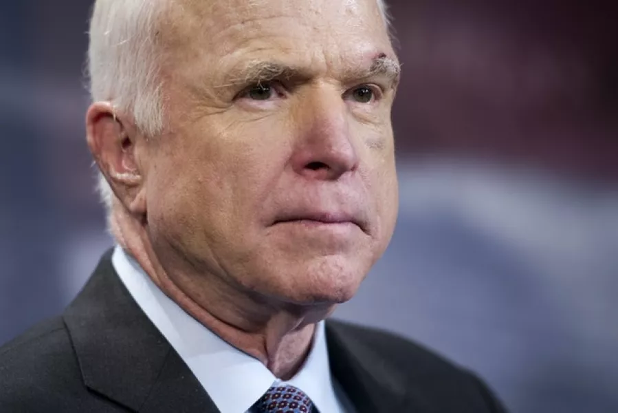 John McCain (Cliff Owen/PA)