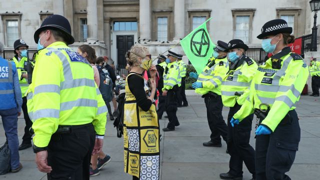 More Than 600 Arrested During Five Days Of Climate Protests In London