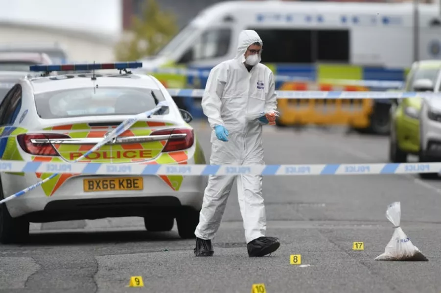 West Midlands Police said they were called to reports of a stabbing at around 12.30am on Sunday and a number of other stabbings were reported in the area at around the same time (Jacob King/PA)