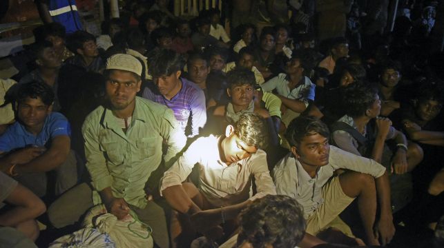 Almost 300 Rohingya Muslims Land On Beach In Indonesia