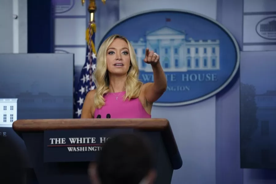 White House press secretary Kayleigh McEnany (Evan Vucci/AP)